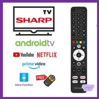 ราคา Sharp 4K UHD Google Smart Android TV รีโมทคอนโทรล 4T-C55FJ1X รีโมทสมาร์ททีวี Sharp FJ1X (41959369838)