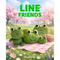 ราคา ตุ๊กตากบลีโอนาร์ด Leonard Line Friends ผ้านุ่มพรีเมียม แบบนั่ง/หมอบ/หมอนผ้าห่ม 25-60cm (29542310677)