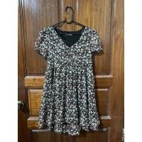 ราคา พร้อมส่ง เดรสลายดอกสีดำ แขนตุ๊กตา มือ2 (9713435410)