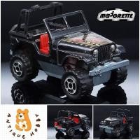 ราคา โมเดลรถเก่าของเล่นเก่า รถสะสมโบราณ มือสอง: MAJORETTE JEEP CJ สีดำ (44162407174)