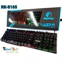 ราคา Razeak คีย์บอร์ดเกมส์มิ่ง Backlighted Gaming Keyboard รุ่น RK-8165 ปรับไฟได้ (1679876401)