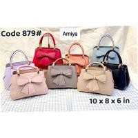 ราคา AMIYA แบรนด์แท้ กระเป๋าสะพายข้าง กระเป๋า AMIYA กระเป๋าถือสำหรับผู้หญิง รุ่น AMIYA-879 (20226143192)