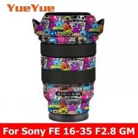 ราคา สําหรับ Sony FE 16-35 2.8 GM Decal ผิวไวนิลห่อฟิล์มเลนส์กล้อง Body สติกเกอร์ป้องกันเสื้อ SEL1635GM 16-35 มม.F2.8 GM (47352510400)