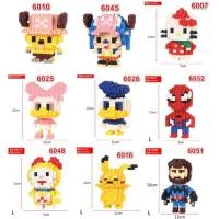 ราคา Mega Toys M เลโก้ นาโน สไปเดอร์แมน โดเรมี่ ปิกาจู คิตตี้ ชินจัง มิกกี้ มินนี่ โดนัลดั๊ก (12214067650)