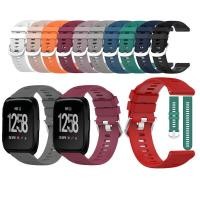 ราคา สําหรับ Fitbit Versa Lite SE Versa 2 versa 3 4 Sense 2 1 สายนาฬิกาซิลิโคนกีฬานาฬิกาสร้อยข้อมือ (57709478087)
