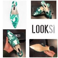 ราคา Looksi wild amazon รองเท้าแตะมีส้น ของใหม่ค่ะ (2384348679)