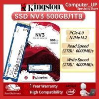 ราคา OEM Kingston SSD NV3 1TB 500GB M.2 2280 NVMe SSD PCIe 4.0 Gen 4x4 สูงสุด 6000 MB/s ไดรฟ์ Solid State ภายใน m2 สําหรับเดสก์ท็อปแล็ปท็อป (28434599114)