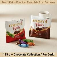 ราคา Merci Petits ช็อกโกแลตพรีเมียมจากเยอรมนี 125g (Chocolate Collection / Pur Dark Chocolate) พร้อมส่ง (56551447354)