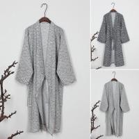 ราคา * COSYH* ชุดกิโมโนผู้ชายยูกาตะผ้าฝ้ายนุ่มญี่ปุ่นหลวม Fit Robe ชุดนอนเสื้อคลุมอาบน้ํา (42274409549)