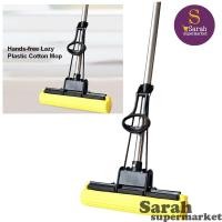 ราคา PVA Sponge Mop ใหม่ Mops Collusion Cotton Roll Wheel สแตนเลส Wring Out Water Sponge Mop 1803 (24834259609)