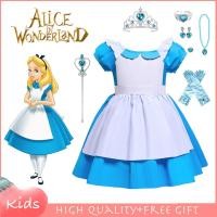 ราคา เครื่องแต่งกาย ชุดแม่บ้านเจ้าหญิง Alice in Wonderland เหมาะกับปาร์ตี้ฮาโลวีน คริสต์มาส สําหรับเด็กผู้หญิงวัยหัดเดิน (21575984100)
