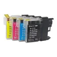 ราคา สําหรับ Brother LC38 LC39 LC61 LC65 LC67 LC980 ตลับหมึกที่รองรับ DCP J125 J315W J515W MFC J415W J615 J615W DCP-535CN (51409353452)
