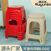 ราคา ขายส่งเก้าอี้สตูลพลาสติกหนา เก้าอี้เปลี่ยนรองเท้าในครัวเรือน เก้าอี้พลาสติก เก้าอี้สตูลพลาสติกสำหรั (49900593383)