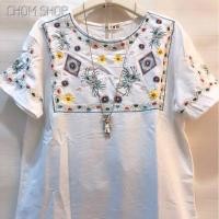 ราคา เสื้อยืดงานป้าย CHOM (1458710697)