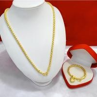 ราคา ชุดเครื่องประดับสร้อยคอและข้อมือทอง ความยาว 7, 24 นิ้ว เทียบเท่า 3 บาท ทองชุบ ลายทาโร่,ผ่าหวายเหลี่ยม,หางกระรอก พร้อมส่ง (40178341331)