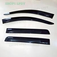 ราคา ชุดแต่งกันสาดข้างประตู คิ้วกันสาด สำหรับ Mitsubishi Pajero Sport 2016 กาว 3M แท้ La (56156783574)