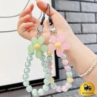 ราคา สายโซ่คล้องโทรศัพท์มือถือ อะคริลิค สายคล้องโทรศัพท์ เชือกถักข้อมือแบบสั้น กำไลข้อมือ เชือกคล้องมือถือ แฟชั่น INS (24670410229)