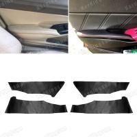 ราคา 4pcs หนังไมโครไฟเบอร์แผงประตูสําหรับ Honda Civic 8th Gen Sedan 2006 2007 2008 2009 2010 2011 รถแผงประตูฝาครอบ Trim (26321814991)