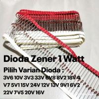 ราคา ZENER DIODE 1W 1WATT VARIAN 3V6 33V 18V 5V1 24V 13V 6V2 7V5 16V 10V 6V8 4V7 15V 12V 9V1 22V 20V 3V8 (54304008436)