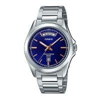 ราคา Casio Standard นาฬิกาข้อมือผู้ชาย สายสแตนเลส รุ่น MTP-1370D-2A - สีเงิน (1679051156)