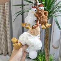 ราคา ตลกตุ๊กตาไก่ไข่วางไก่พวงกุญแจการ์ตูนสัตว์ไก่จี้รถพวงกุญแจสร้างสรรค์กระเป๋าแขวนตกแต่ง (50903975803)
