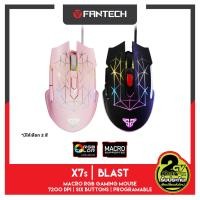 ราคา FANTECH X7s RGB Blast Optical Macro Key RGB Gaming Mouse เมาส์เกมมิ่ง ออฟติคอล ตั้งมาโครคีย์ได้ พร้อม feet mouse (1587584335)