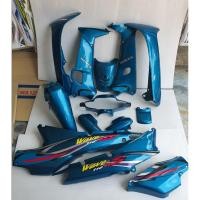 ราคา wave100 เวฟ110s ไฟหน้าตาคู่ สีเขียวล้วน พร้อมติดลาย wave110s ปี2001 กาบรถ ชุดสี แฟริ่ง เฟรมรถ wave110s (19893386338)