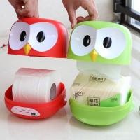ราคา กล่องทิชชู่ ที่ใส่กระดาษทิชชู่ นกฮูก ใส่กระดาษทิชชู่แบบม้วนและแบบแผ่น ของจริงใบใหญ่ สีสวยทุกสี (12269227574)