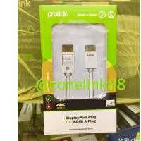 ราคา Display port plug to HDMI Cable 2 meterProlink (3932064605)