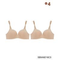 ราคา Sabina ซาบีน่า เสื้อชั้นใน (Set 2 ชิ้น) Invisible Wire (ไม่มีโครง) รุ่น Doomm Doomm รหัส SBXA9216C3 สีเนื้อเข้ม (23387478984)