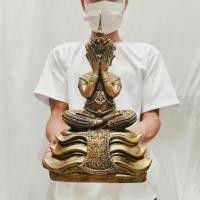 ราคา พระปิดตาทรงเทริด มโนราห์ ทองเก่า (27033501311)