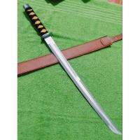 ราคา มีดยาว มีดชองน้ำตาล 269 ใบเลสด้ามเชือก มีดสปาต้า มีดปลายเรีวย ยาว ( 70cm ) (29868614535)