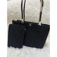 ราคา T MONOGRAM SMALL ZIP TOTE TORY BLACK (25495786221)