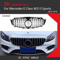 ราคา W213 GT Grille Diamond Grill E63S Style For Mercedes Benz E Class C238 Coupe Sedan 2016-2019 E300 E (41528829300)