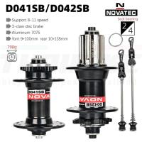 ราคา ดุมจักรยานดิสเบรค NOVATEC รุ่น D041SB/D042SB 28/32/36 รูพร้อมแกนปลด (49356221393)