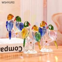 ราคา Crystal Magpie Modern minimalist style Home decoration accessories Office decorations Wedding gift (42227834001)