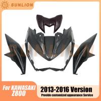 ราคา Headlight Fairing For Kawasaki Z800 2013 2014 2015 2016 Z 800 Front Head Cowl Upper Nose Fairing Fr (47503366236)
