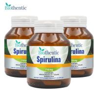 ราคา [แพ็ค 3 ขวด] สาหร่ายสไปรูลิน่า ไบโอเธนทิค Spirulina Biothentic สไปรูลิน่า สาหร่ายเกลียวทอง สาหร่าย สไปรูลิน่า (53000522106)