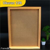 ราคา กรอบรูป 2d ขนาด 12R 30x40cm ไม้สนธรรมชาติ (48504799590)