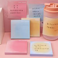 ราคา Gradient Color Sticky Notes Sticky Note Paper Note Paper รายชื่อคู่มือ มูลค่าสูงสามารถวางนักเรียนใช้ ins Color Notes (48409275331)