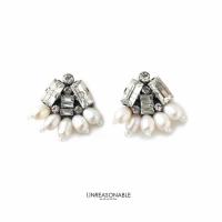 ราคา ต่างหู มุกแท้ ต่างหูคลิป ต่างหูก้านเงินแท้ น้ำหนักเบา สวยใส่สบาย UA0703-01 Unreasonable Accessories (20316853288)