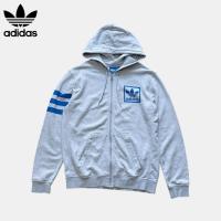 ราคา เสื้อฮู้ดมือสอง Adidas Original สีเทา สกรีนหน้า-หลัง อก 44 ยาว 28 สภาพดี ไม่มีตำหนิ (44556251074)