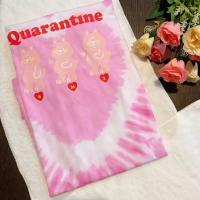 ราคา เสื้อมัดย้อมสีพาสเทล สี heart beat (5990184306)