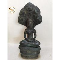 ราคา พระพุทธรูป ปางนาคปรก พระประจำวันวันเสาร์ หน้าตัก 4" เนื้อทองเหลือง ทำผิวกรุเก่า องค์ถอดได้​ ศิลปะลพบุรี (18030571866)