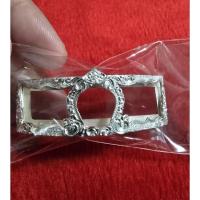 ราคา กรอบเลสเงินแท้รุ่นชนะจนปี56 ขนาด4บาท หลวงพ่อรวย วัดตะโก (43908193497)