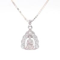 ราคา Lucky Gems จี้เงินแท้ 925 เพชร CZ ชุบโรเดียม จี้พระใหญ่หลวงพ่อโต CZPD176ws (22240300225)
