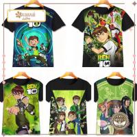 ราคา เสื้อยืด 3D Cool Ben 10 | เสื้อยืดลายการ์ตูนเบน10 | เบน 10 เสื้อผ้าสําหรับเด็กอายุ 1-12 ปี - น่ารัก.เสื้อผ้า (41978758415)