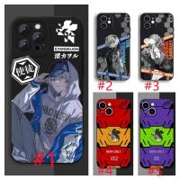 ราคา สําหรับ iPhone 16 16E 14 15 Pro Max 5 5S 6 6S 7 8 Plus SE4 SE SG1 สีดํา frosted soft เคสโทรศัพท์ Neon Genesis Evangelion (54608628806)