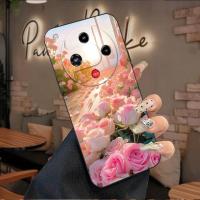 ราคา สําหรับ ZTE Nubia Focus 5G Focus 2 Focus Pro 5G Nubia Air Z80 Ultra Z60 Z70S Ultra RedMagic 10 Air โรแมนติกสีชมพู Rose Garden เคสโทรศัพท์หรูหรา Soft TPU ป้องกันปลอก (42079328473)