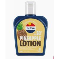 ราคา ‼️ของเข้าเเล้ว ‼️LeTan SPF50+ coconut Sunscreen Lotion 125 ml เลอแทน โลชั่นกันแดดทาตัว กลิ่นสับปะรด (11555309349)